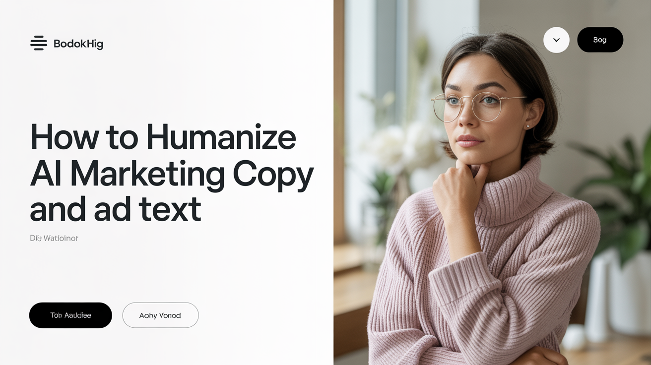 How to Humanize AI Marketing Copy and Ad Text