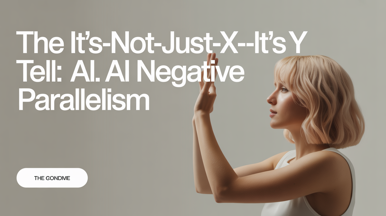 The It's-Not-Just-X-It's-Y Tell: AI Negative Parallelism
