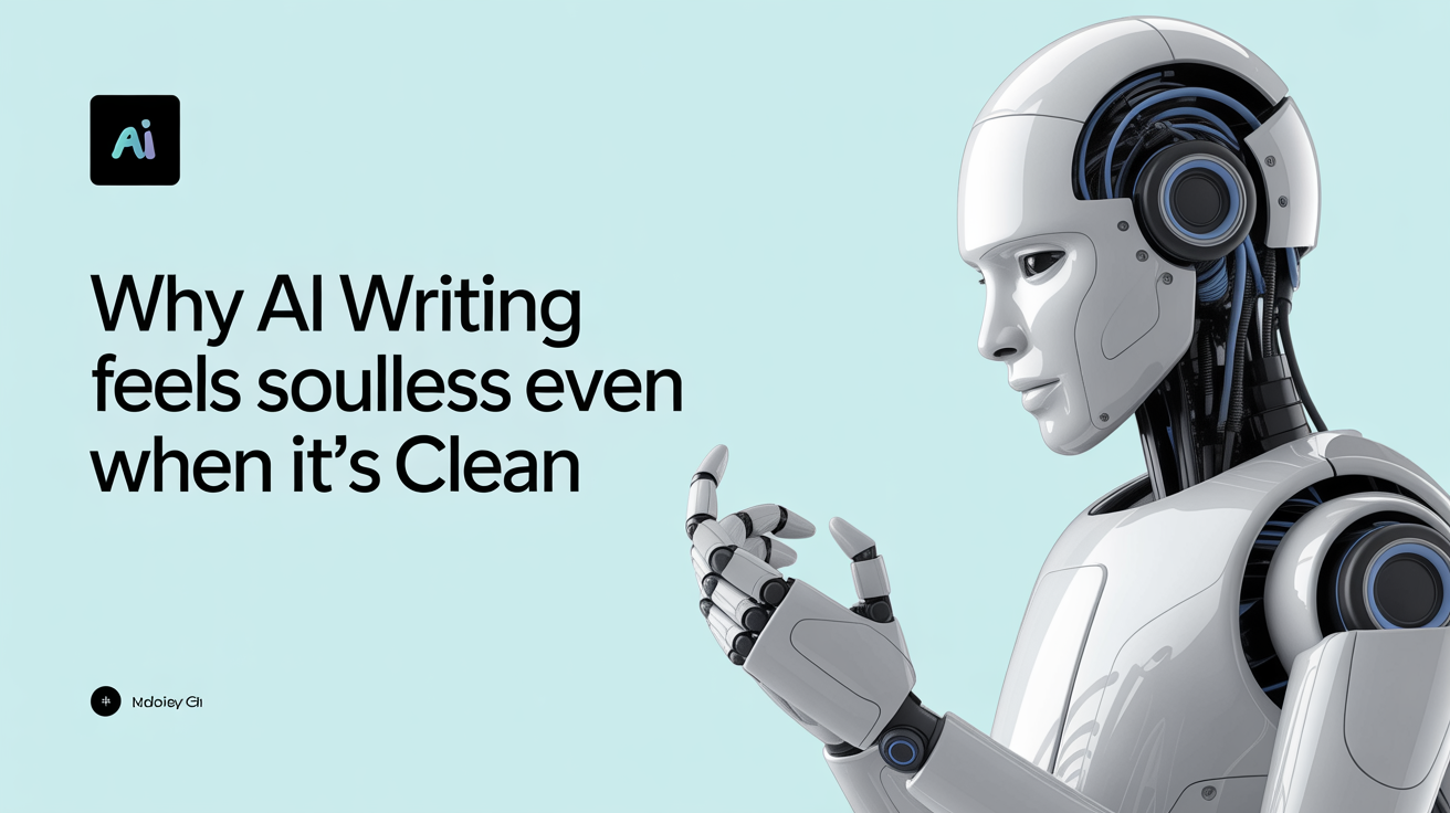 Why AI Writing Feels Soulless Even When It's Clean